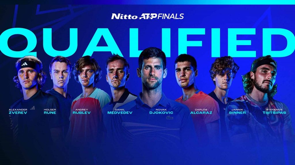 ATP Finals 2023: Care sunt cei 8 calificați pentru Torino 