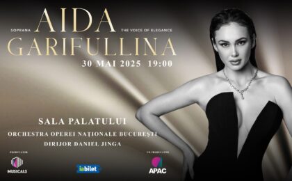 Aida Garifullina, una dintre cele mai captivante soprane, la Sala Palatului