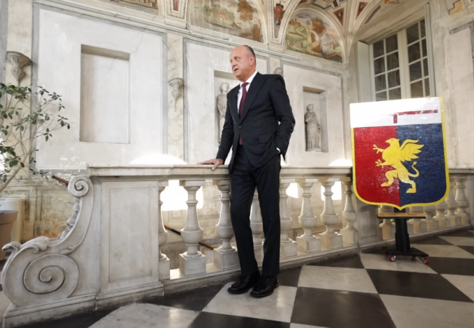 Dan Șucu, interviu în limba italiană pentru Genoa. VIDEO 2 Dan Șucu, interviu în limba italiană pentru Genoa. VIDEO