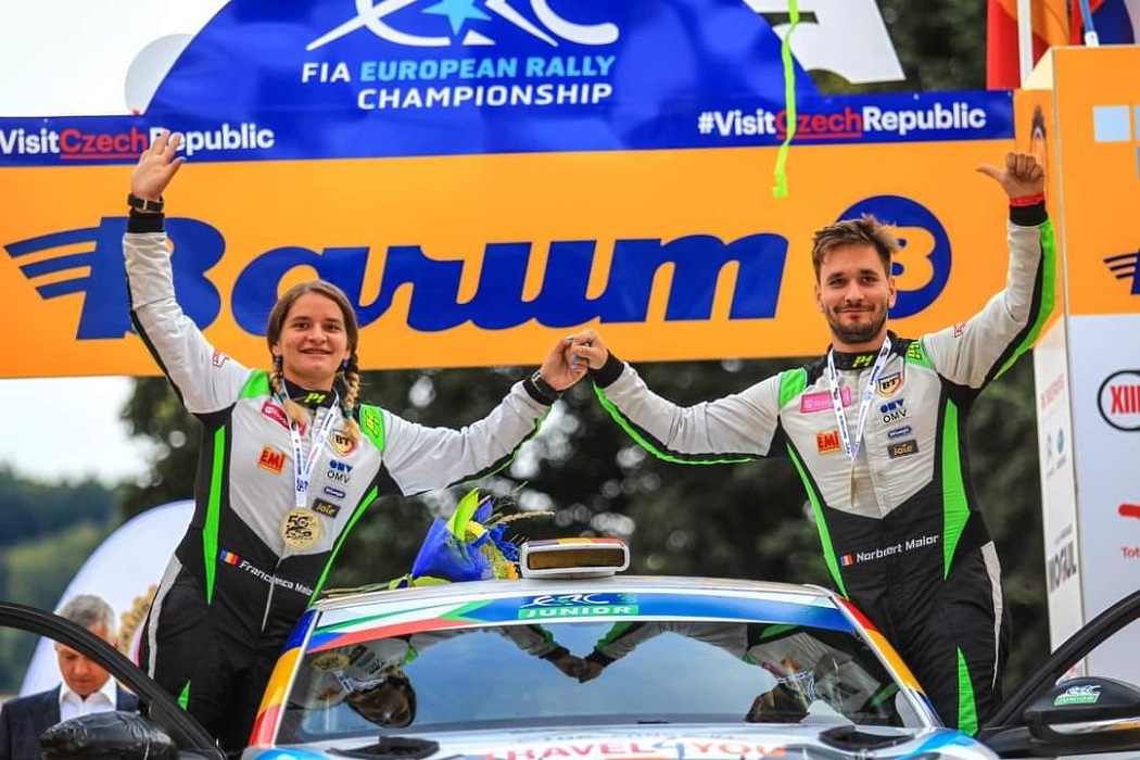 Francesca si Norbert Maior la Barum Czech Rally 2022