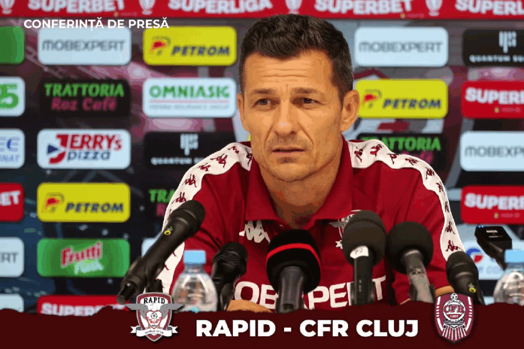 Rapid - CFR Cluj. Gâlcă modifică primul 11 al giuleștenilor