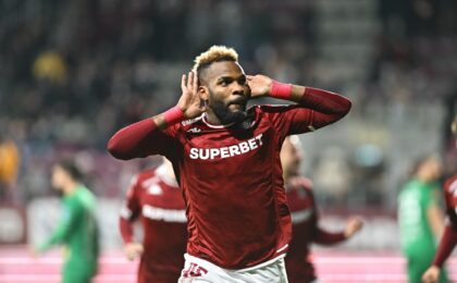 Suma pe care o primește Rapid pentru Aaron Boupendza