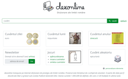 "Sinecură"- cel mai căutat cuvânt pe dexonline în 2025