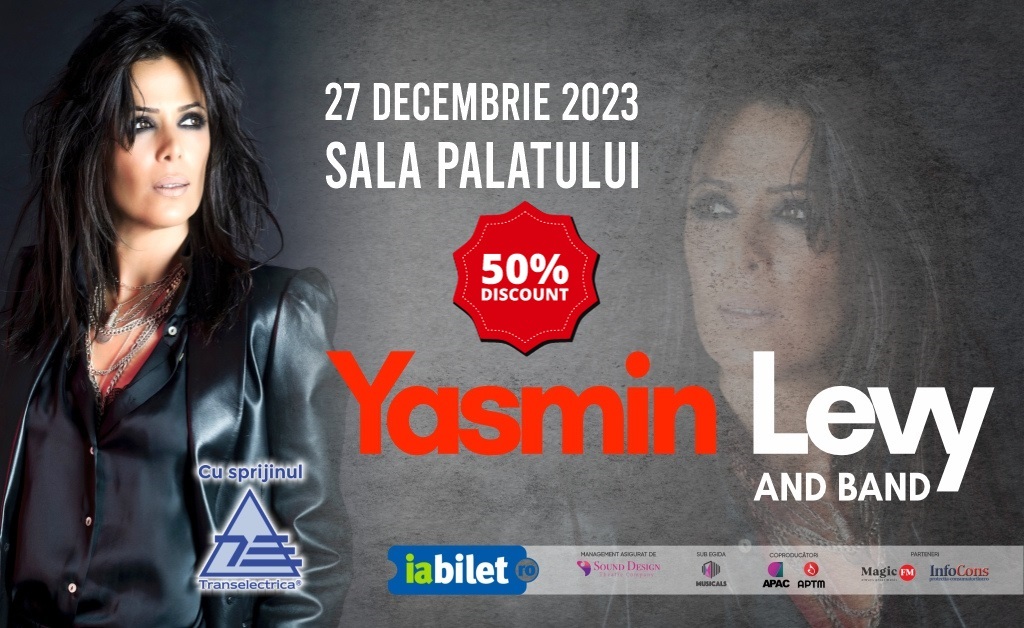Bilete cu 50% reducere la concertul lui Yasmin Levy de la Sala Palatului